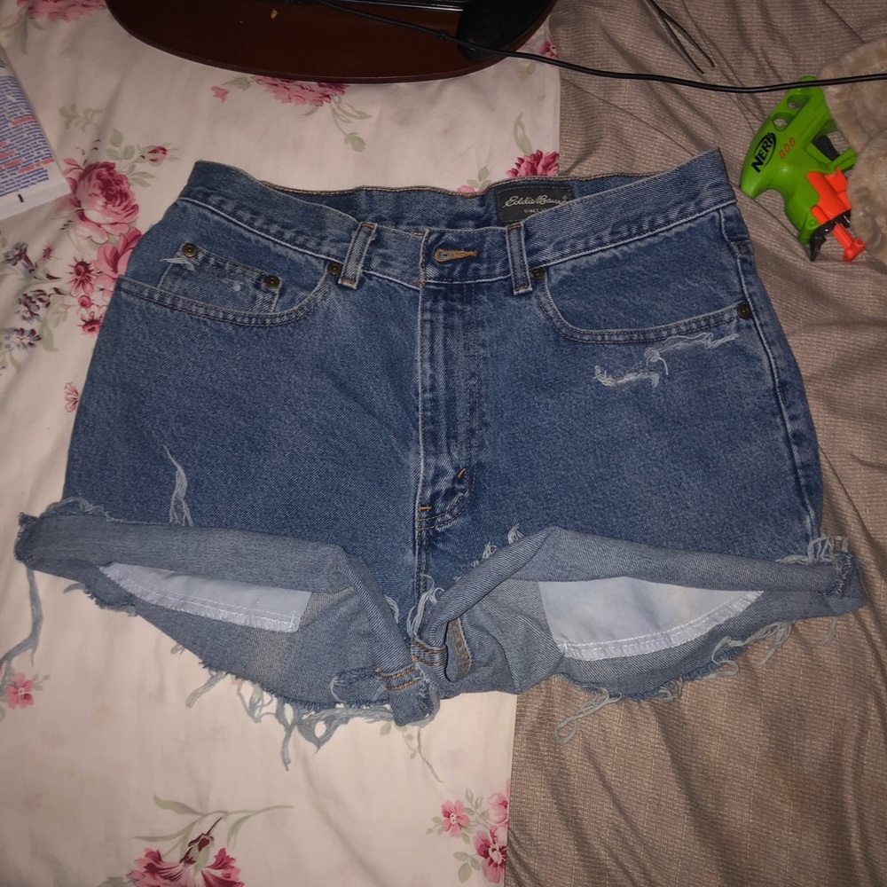 vintage eddie baur high waisted cut off shorts